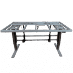 Height adjustable table with tilt function - 1800x1000 mm (Front view flat)