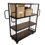 Picking cart with 9 compartments