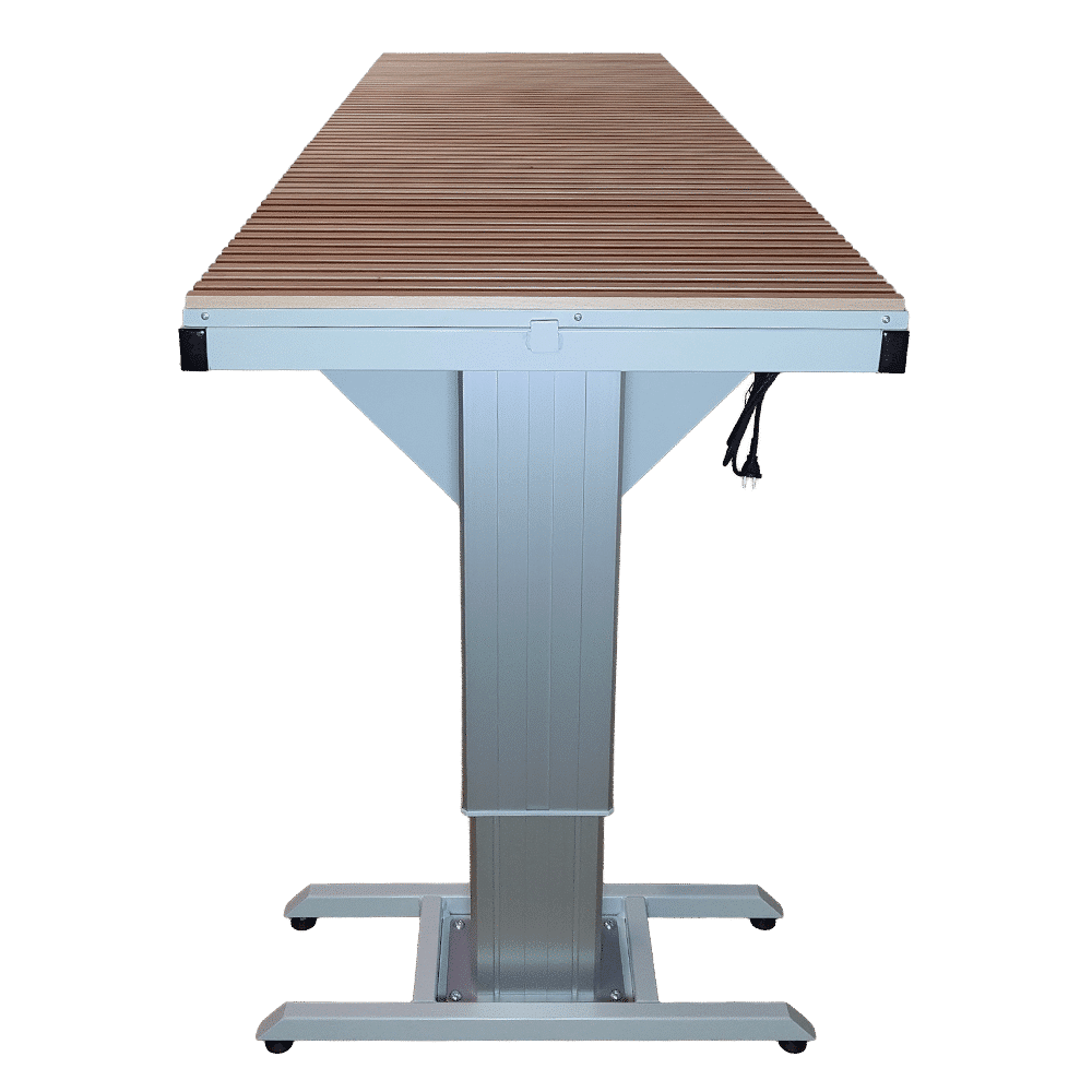 Absaugtisch mit Hebebank - 2500x800 mm - seitlich