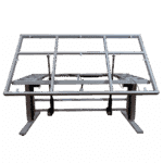 Height adjustable table with tilt function - 1800x1000 mm (Front upright)