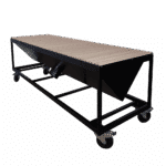 Extraction table on wheels - inclined