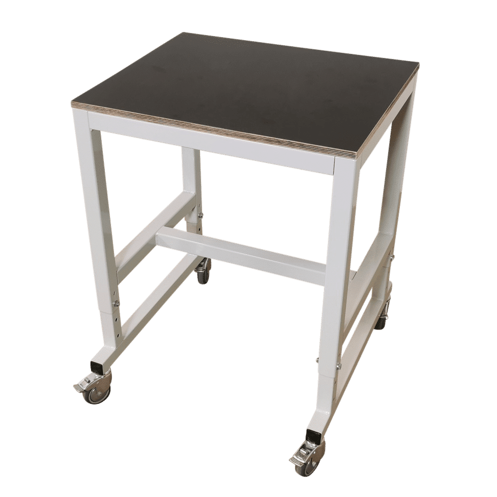 Höhenverstellbarer Rolltisch