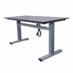 Adjustable height table - 1200x600 mm (front oblique)
