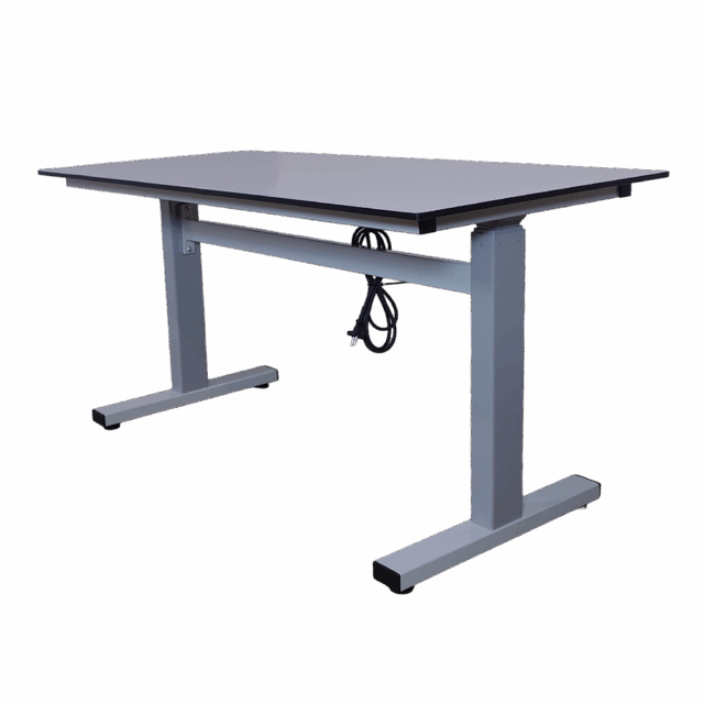 Hæve sænkebord – 1200x600 mm (forfra skrå)
