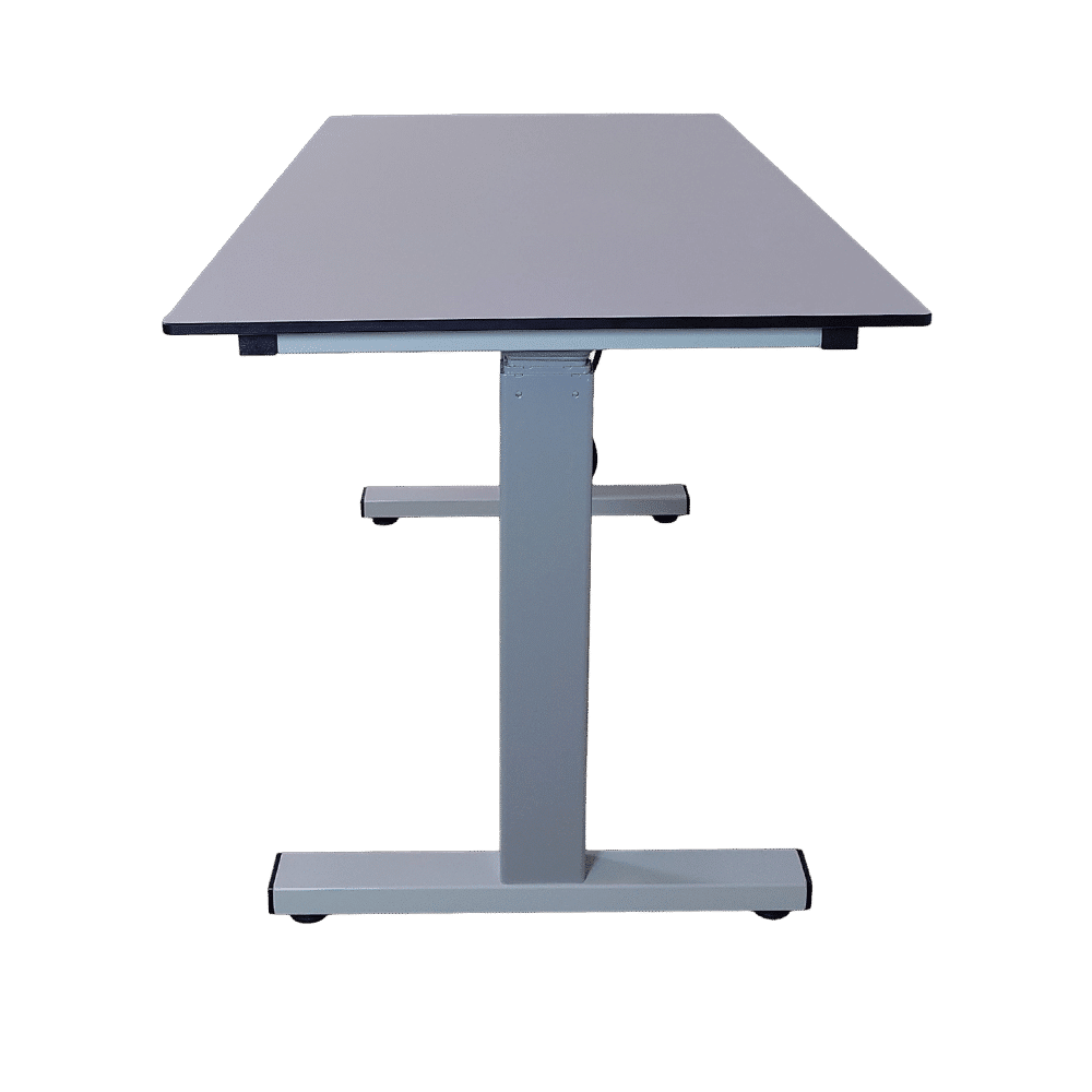 Height adjustable table - 1200x600 mm (from the side)