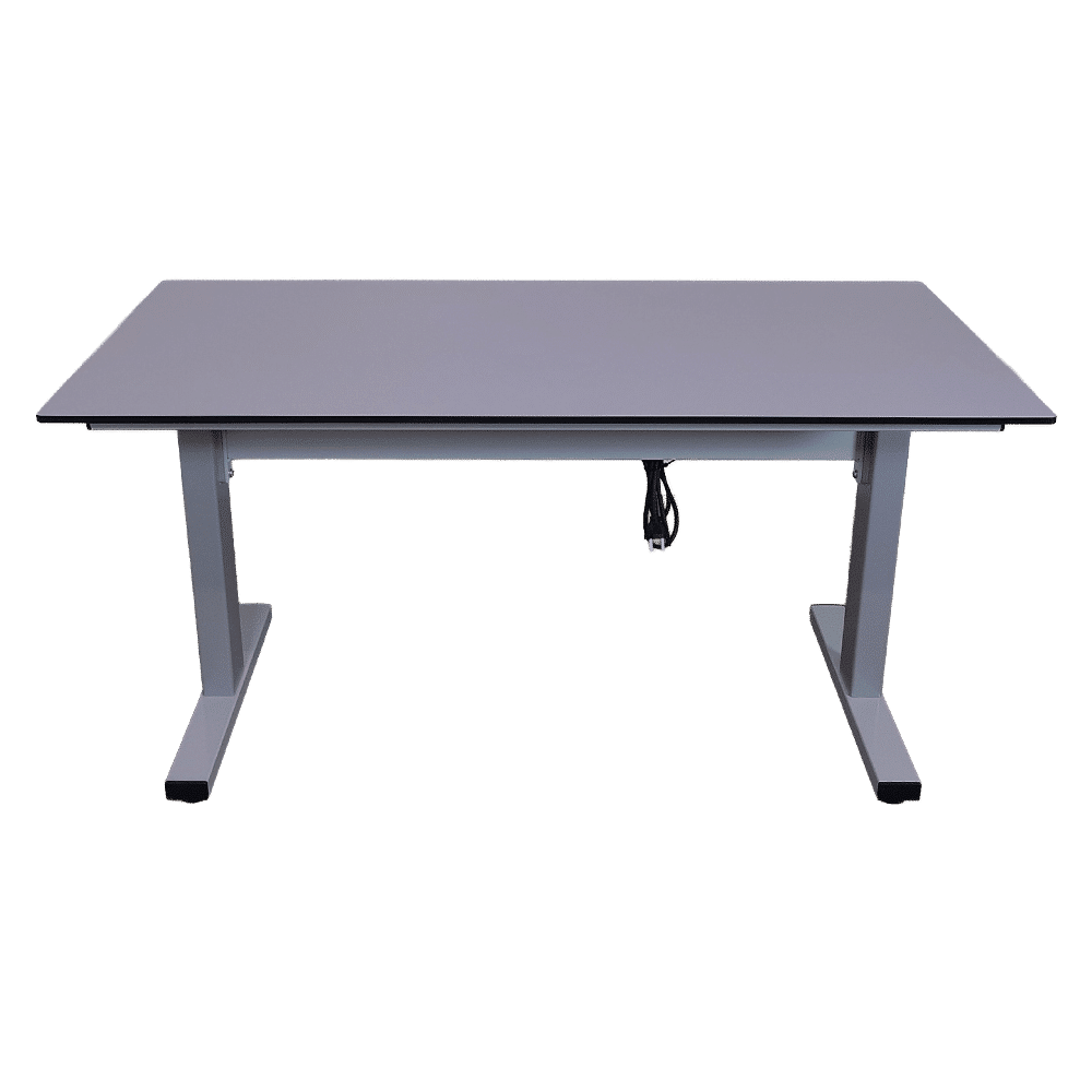 Height adjustable table - 1200x600 mm (from the front)