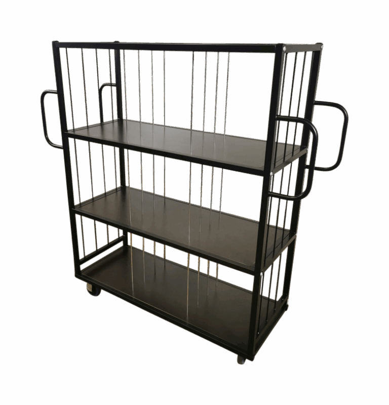 Picking cart with 9 compartments