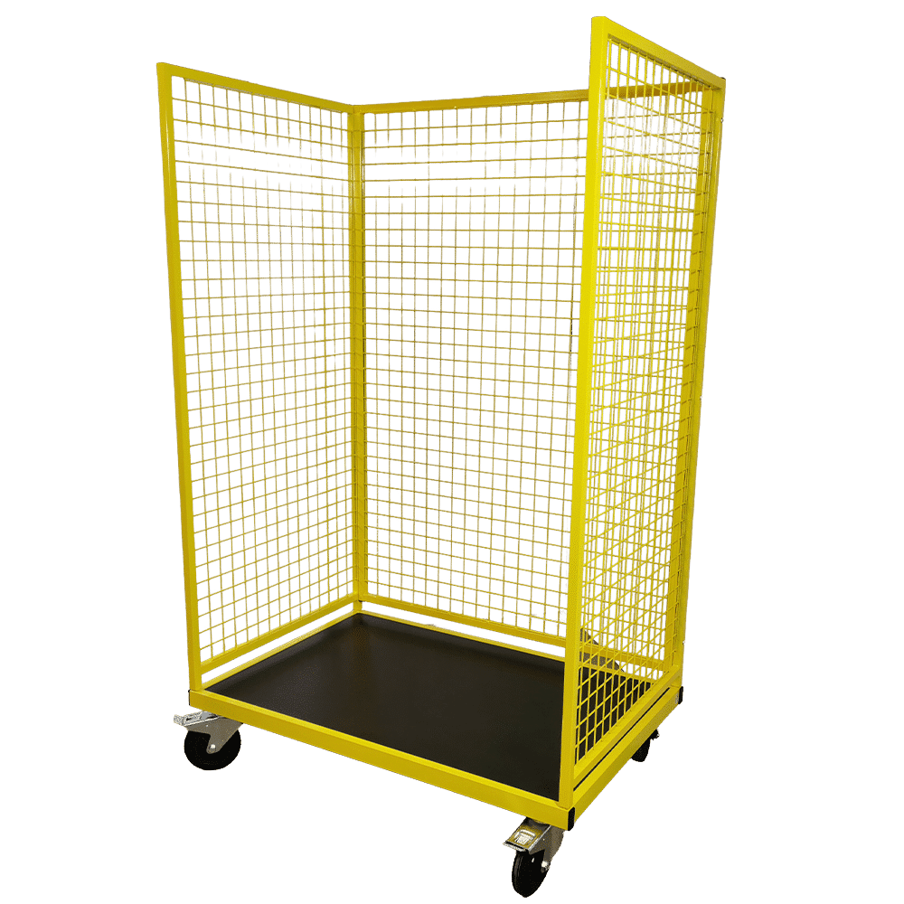 Universal trolley with open side