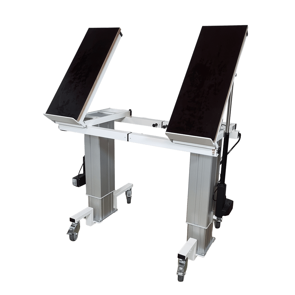 Height adjustable table with tilt function - 1180x1880 mm (Standard angle)