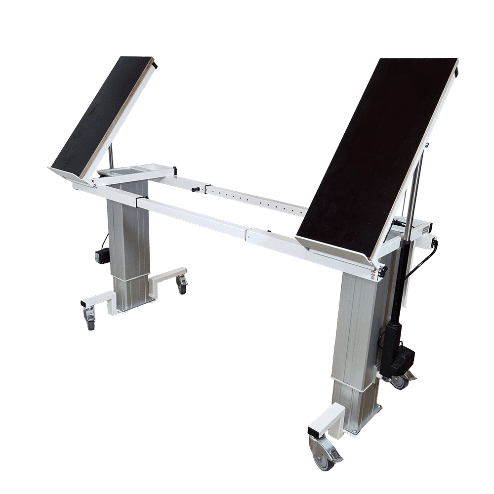 Height adjustable table with tilt function - 1180x1880 mm (maximum length)