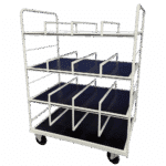 Storage rack on wheels - 1250x800x1700 mm