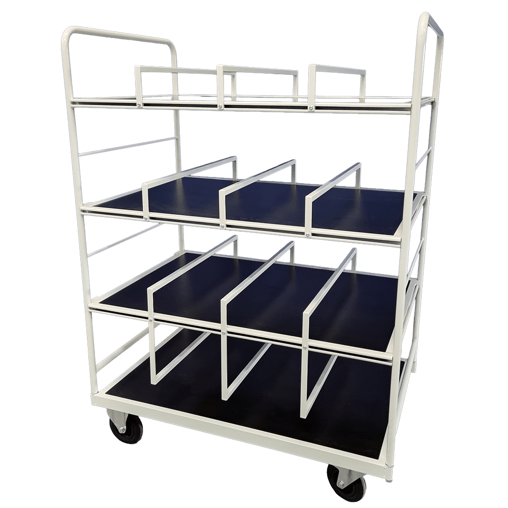 Storage rack on wheels - 1250x800x1700 mm