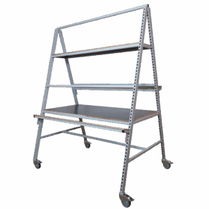 A-stativ på hjul - 1500x1100x2050mm - forfra