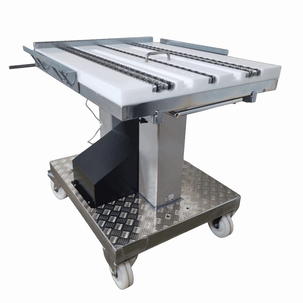 Tool trolley with lifting bench