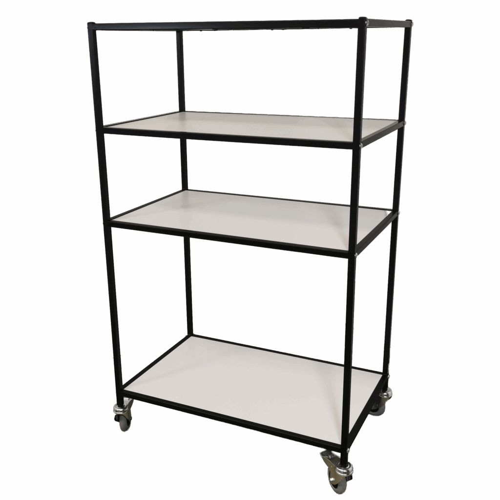 Lagerreol med 4 hylder – 900x555x1500mm (forfra)