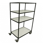 Lagerreol med 4 hylder – 900x555x1500mm (venstre skrå)