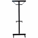Hanger rack with removable rods - from the side