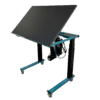 Hæve sænkebord med vippefunktion – 900x600mm - forfra skrå