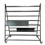 A-frame with removable shelves - 2000x800x2050mm (front straight)