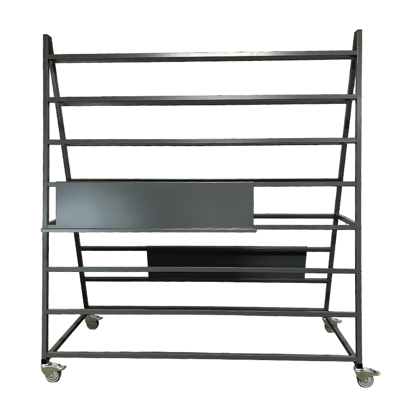 A-frame with removable shelves - 2000x800x2050mm (front straight)