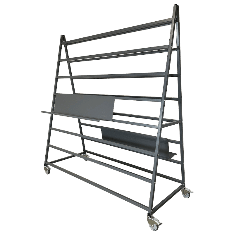 A-frame with removable shelves - 2000x800x2050mm (front oblique)