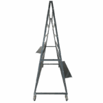 A-frame with removable shelves - 2000x800x2050mm (from side straight)
