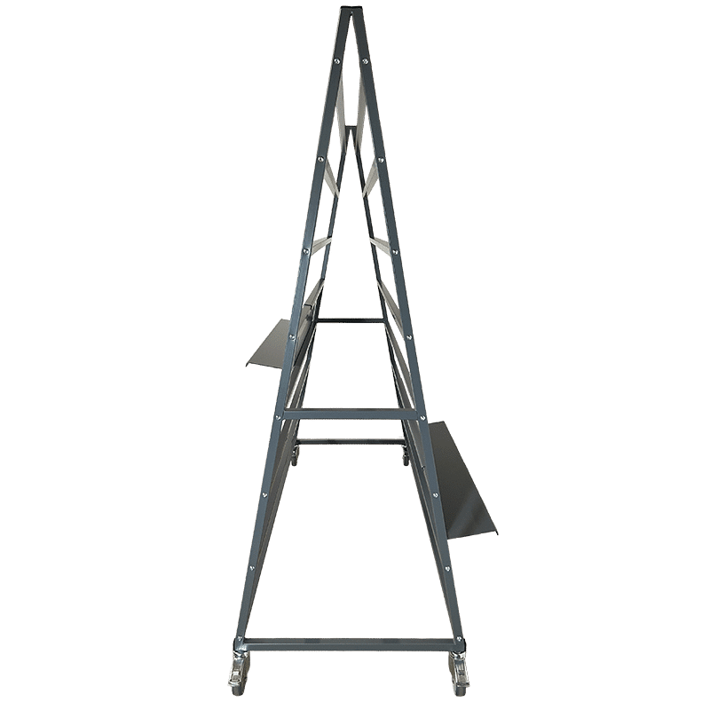 A-frame with removable shelves - 2000x800x2050mm (from side straight)