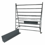 A-frame with removable shelves - 2000x800x2050mm (with shelf removed)
