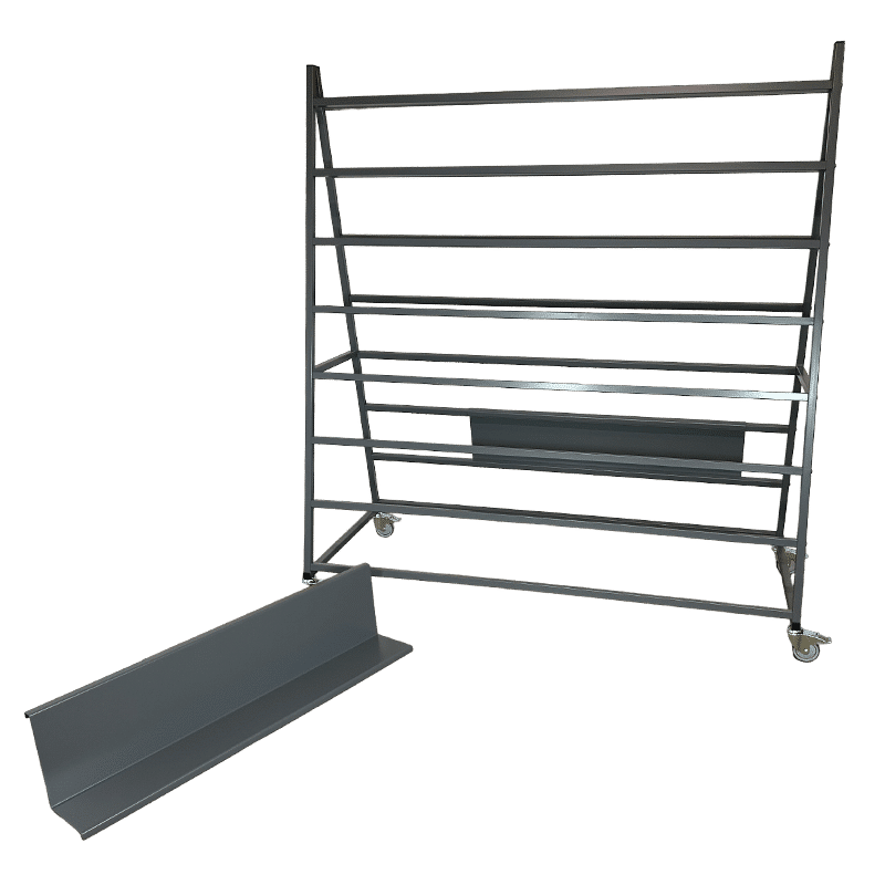 A-frame with removable shelves - 2000x800x2050mm (with shelf removed)