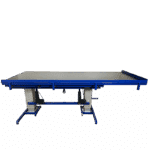 Height adjustable table with tilt function - 2100x1000 mm - Erg-O-Lift 300 (straight front tilted down)