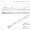 Stainless steel profile guide 1.5x25x25x600mm