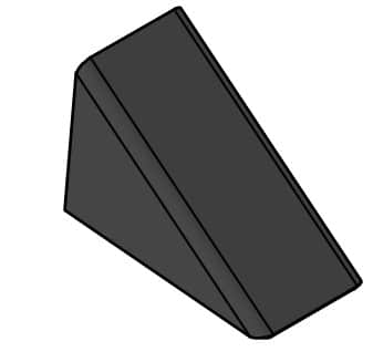 Curved support plate for rollstand