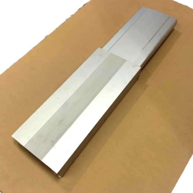 Aluminum rail guide for raise/lower - left