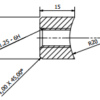 Stainless steel plug for Tape/Liner stand