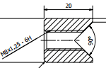 Edelstahl-Stopfen für Tape/Liner Stand