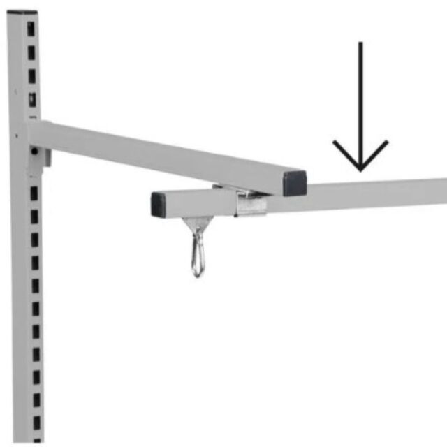 C-profile rail suspension rail 1990 mm R7004