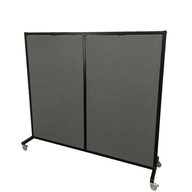 2-sided Screen wall on wheels - 1800x2000mm - main image