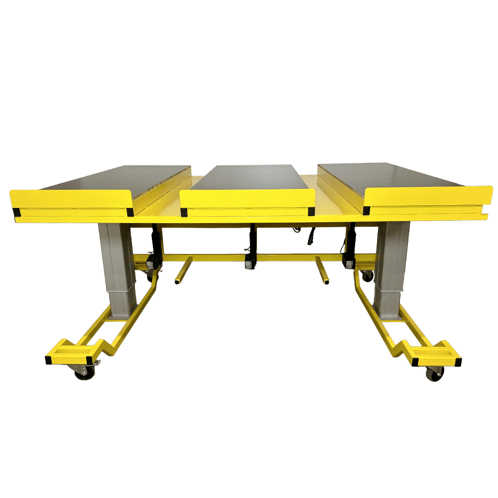 Erg-O-Lift 300 vip - höhenverstellbarer Tisch mit Neigefunktion - Modell HUGE - Mitte gerade