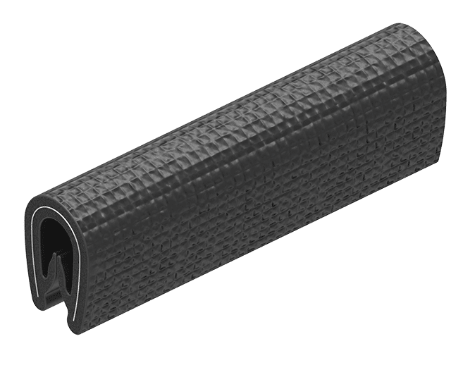Randstreifen schwarz, Klemmbreite von 1-2mm