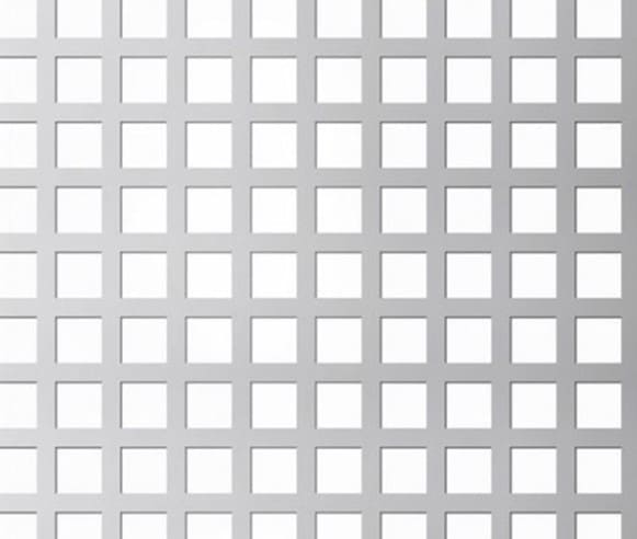 Perforiertes Blech 9x9mm Löcher 7% Luft