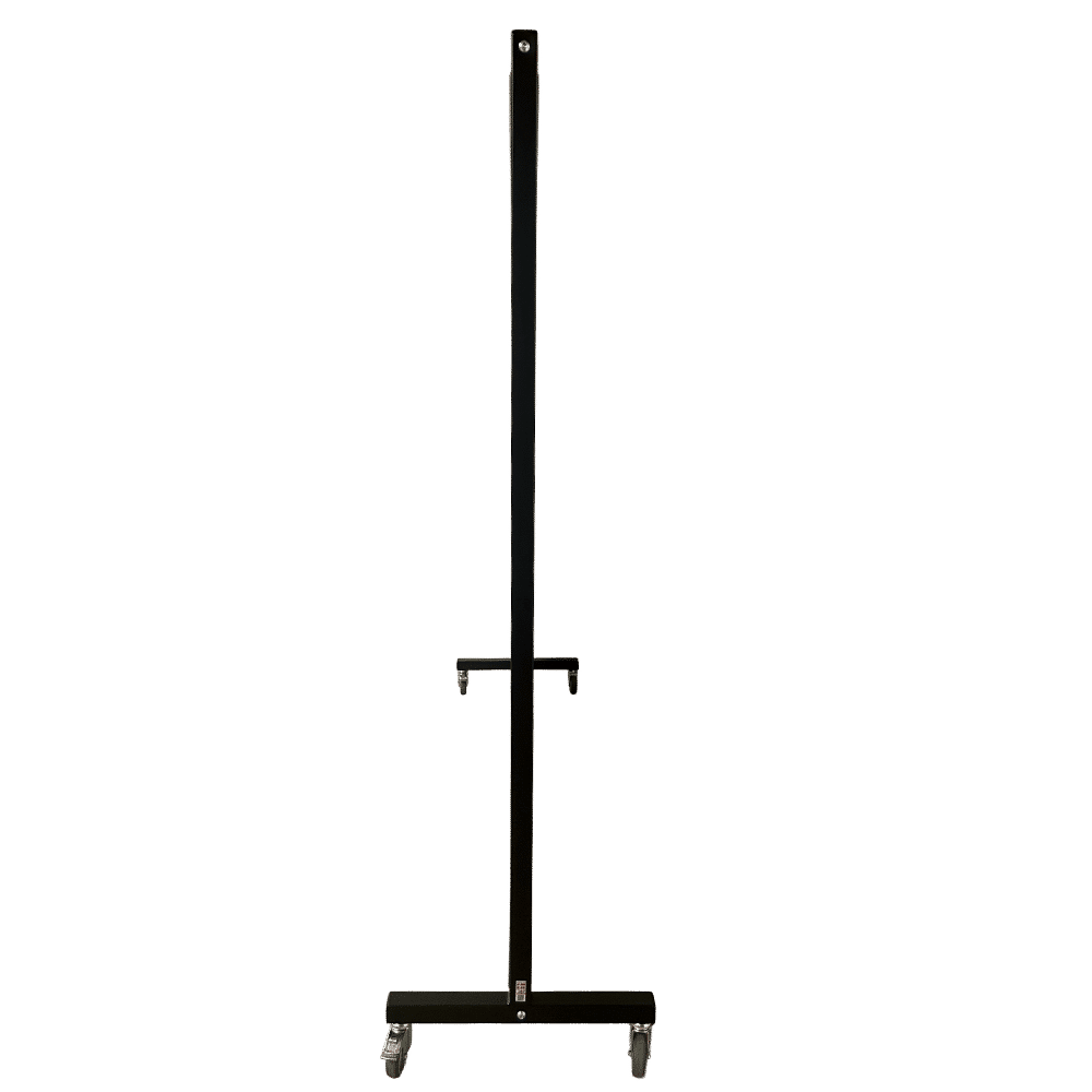 2-sided Screen wall on wheels - 1800x2000mm - Side view