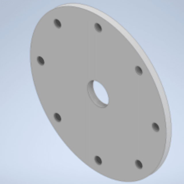Washer with holes Ø130x5mm