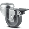 Tente wheels Ø50 w/brake 2475PI050P30-11 center mounted