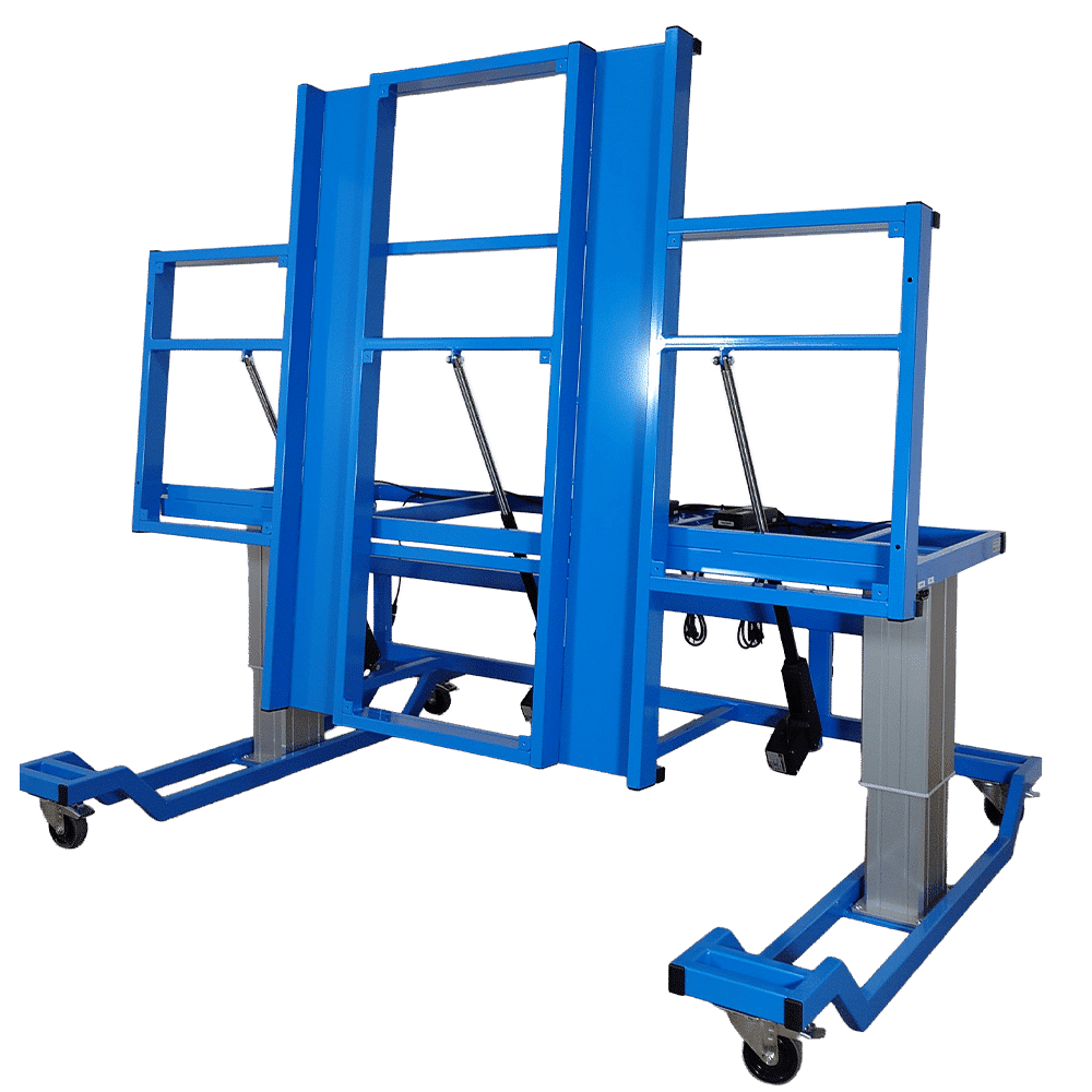 Hubtisch mit Neigefunktion – Erg-O-Lift 300 – 2130 x 1560 mm – Abbildung 2 schräg