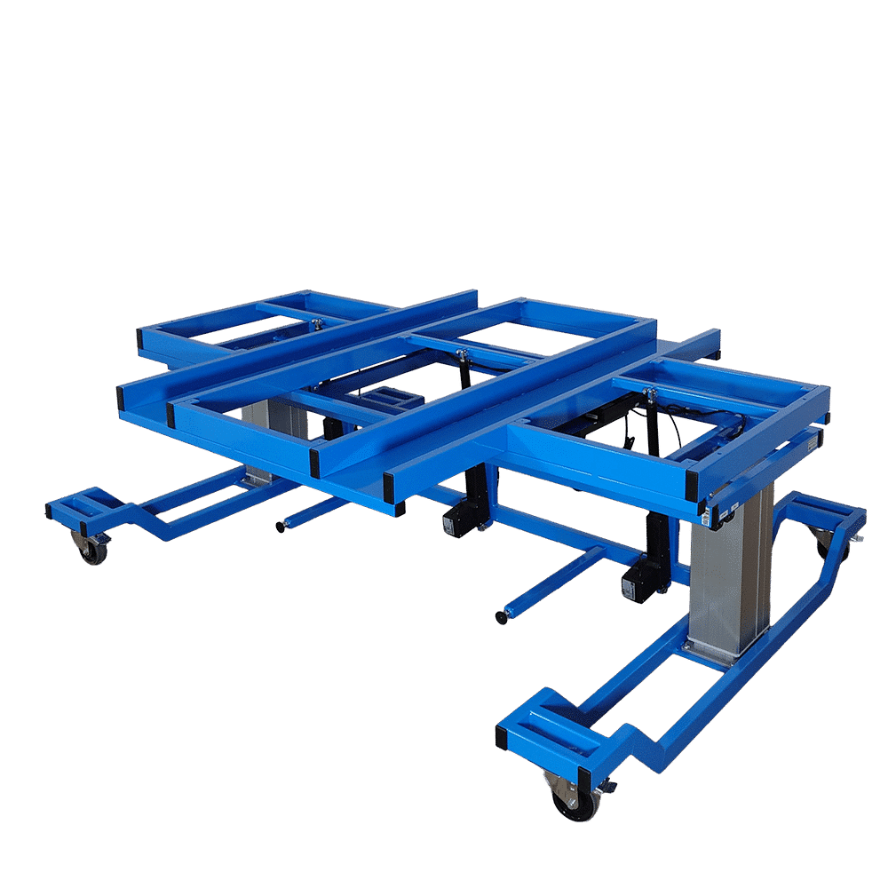 Höhenverstellbarer Tisch mit Neigefunktion – Erg-O-Lift 300 – 2130 x 1560 mm – Flachmodus