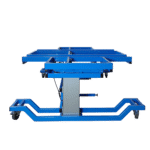Höhenverstellbarer Tisch mit Neigefunktion – Erg-O-Lift 300 – 2130 x 1560 mm – seitlich flach.