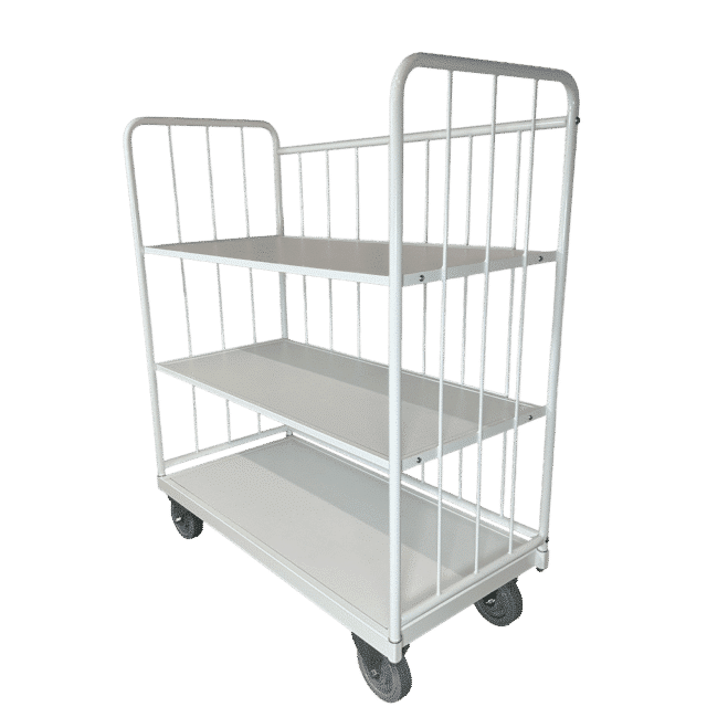 Reolvogn med 3 hylder - 1200x600x1450mm