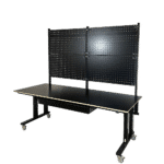 Höhenverstellbarer Tisch mit Schublade - Duo-Let 3070 (schräge Schublade innen)