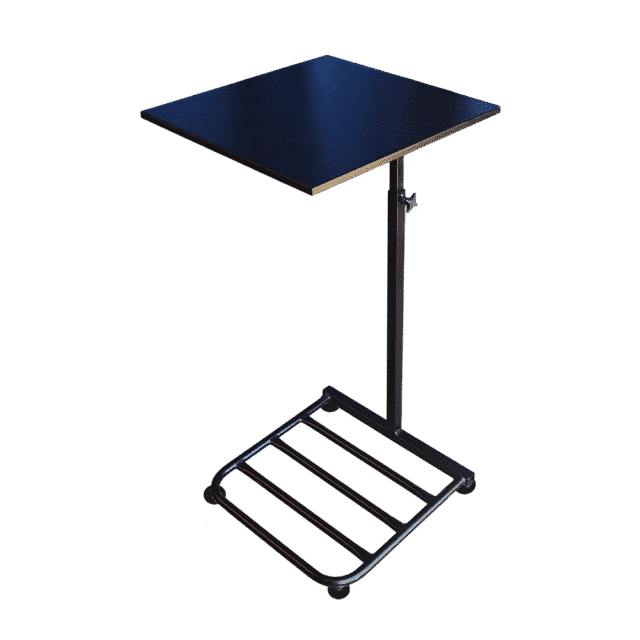 Height-adjustable waste rack with lid - Model 3