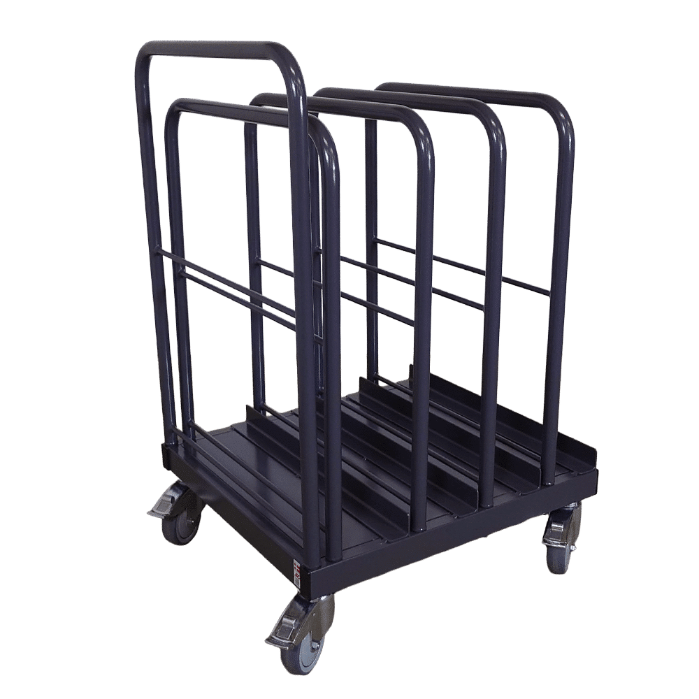 Wagen für Karton – Schrägansicht von hinten
